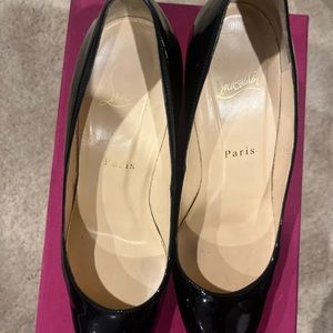 Black Christian Loubitons, Like New!!